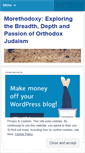 Mobile Screenshot of morethodoxy.org