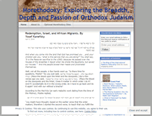 Tablet Screenshot of morethodoxy.org